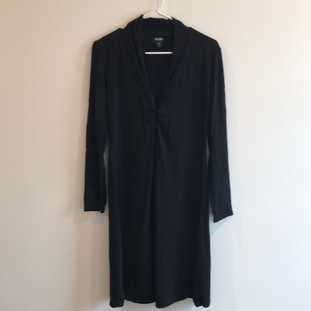 Black, jersey maternity dress. Size M